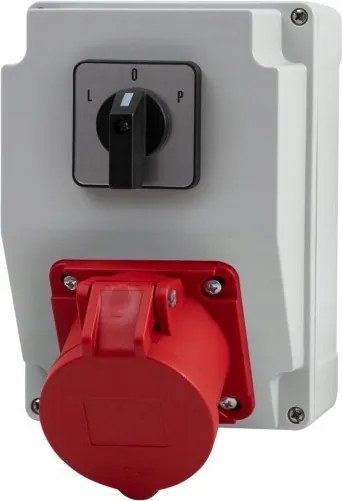 Kapcsolószekrény, Rs-kombi aljzat 32/5 aljzat, L/P(32A) Onnline kapcsoló