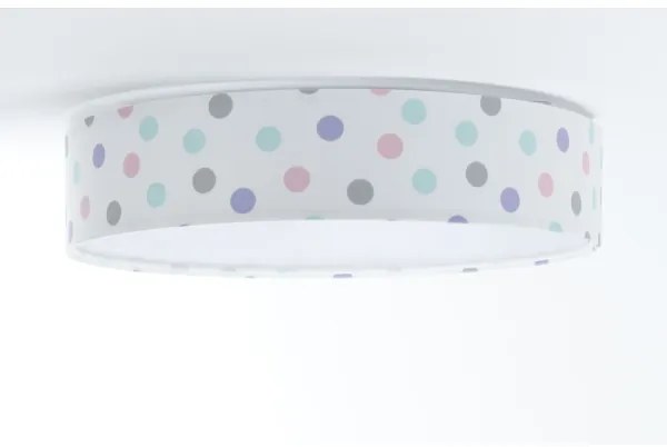LED mennyezeti lámpa GALAXY KIDS LED/24W/230V színes pöttyökkel