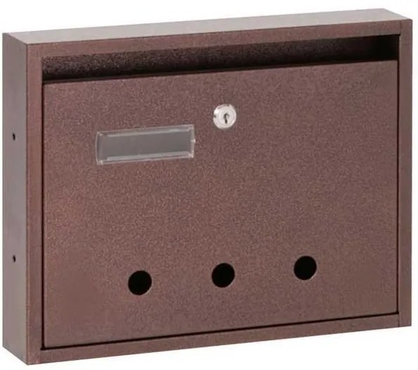 Lépcsőházi Postaláda (Monaco) 310mm X 230mm X 60mm lefele nyíló Bronz