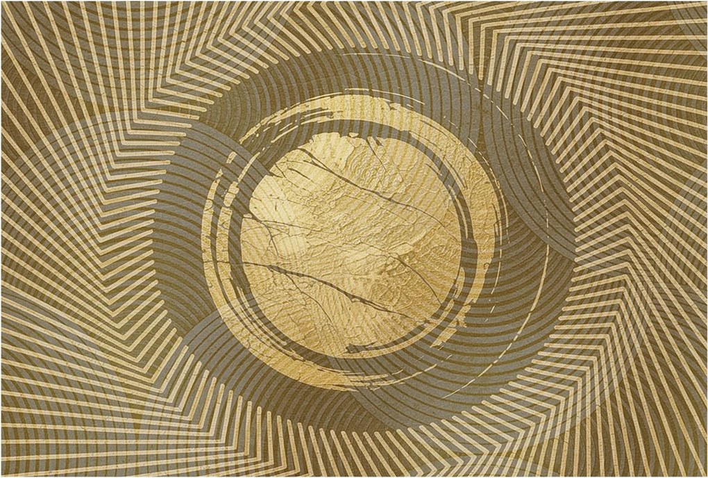 Fotótapéta Falra az előszoba konyhájába Sugárzó vonalak 104x70 Ragasztó