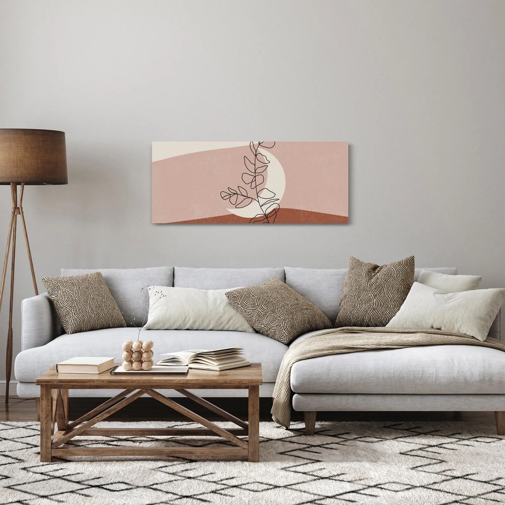 Kép - Boho levelek N⁰2 (120x50 cm)
