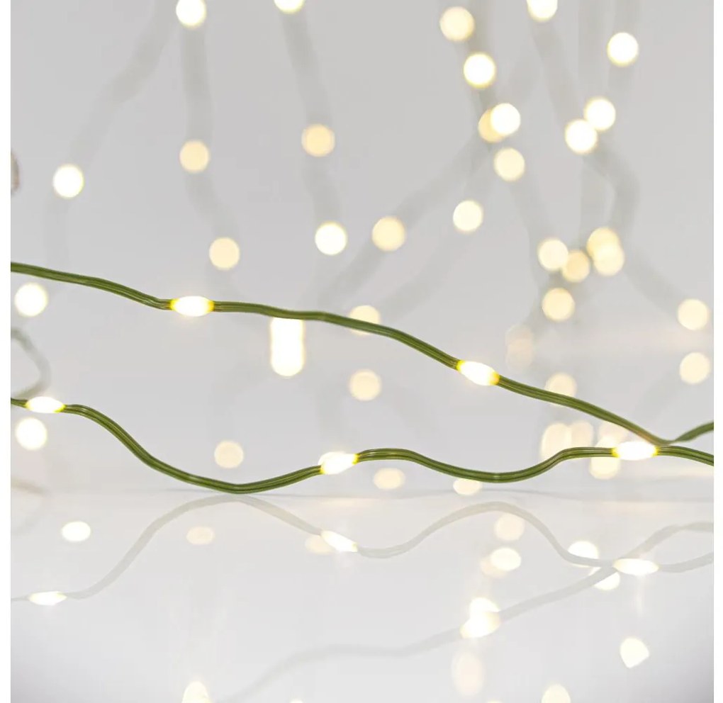 LED Karácsonyi kültéri lánc LINE 700xLED/8 funkció 40 m IP44 meleg fehér