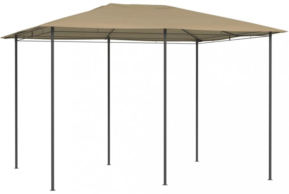tópszínű pavilon 3 x 4 x 2,6 m 160 g/m²