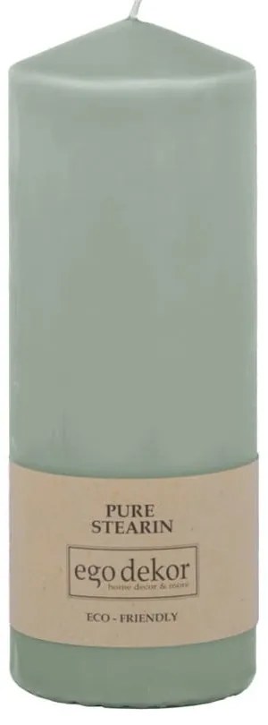 Top türkizkék gyertya, égési idő 50 óra - Rustic candles by Ego dekor