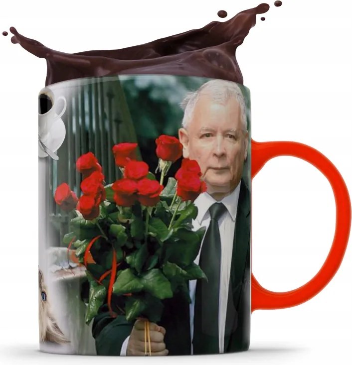 Bögre Jaroslaw Kaczynski Születésnapi Üdvözlőlap fényképes nyomtatással