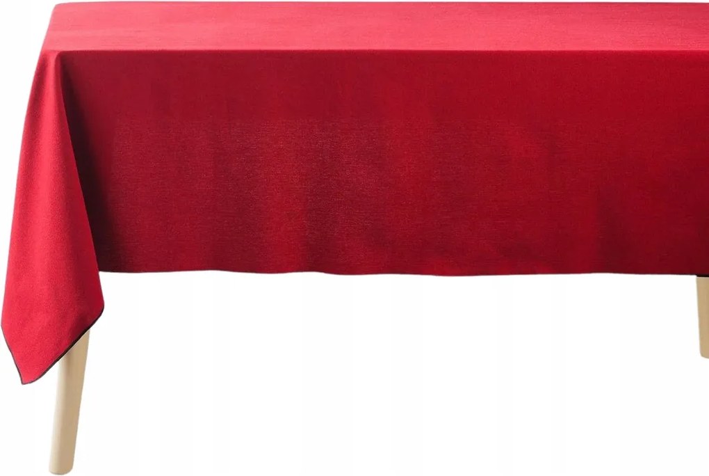 Abrosz asztalra Pamut piros 140 x 240 cm