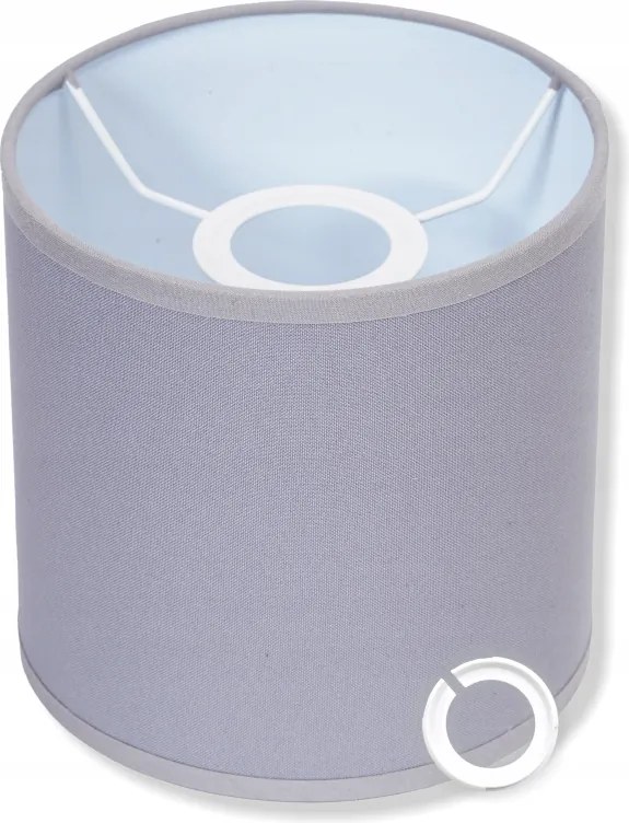 Lámpaernyő színes Acél 15/15cm hagyományos Henger Új