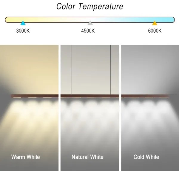 Immax NEO 07309L-LED dimmelhető drótkábeles csillár érzékelővel MADEIRA 37W/230V 157 cm dió