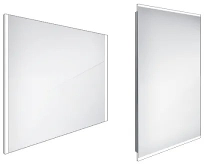 NIMCO ZP 11003 - LED háttérvilágítású fürdőszobai tükör 6500K 70x80 cm IP44