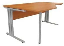 Classic line ergo irodai asztal, 160 x 110 x 75 cm, balos kivitel