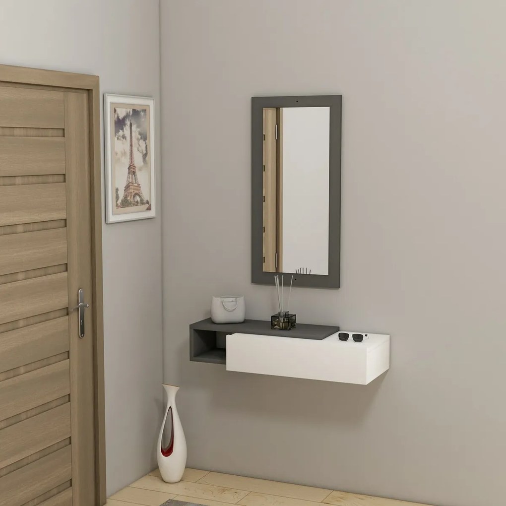Vien Anthracite dekor polc