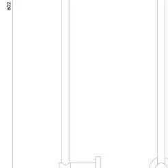 OMNIRES MP60216BL - Fali törölközőtartó MODERN PROJECT 60 cm matt fekete