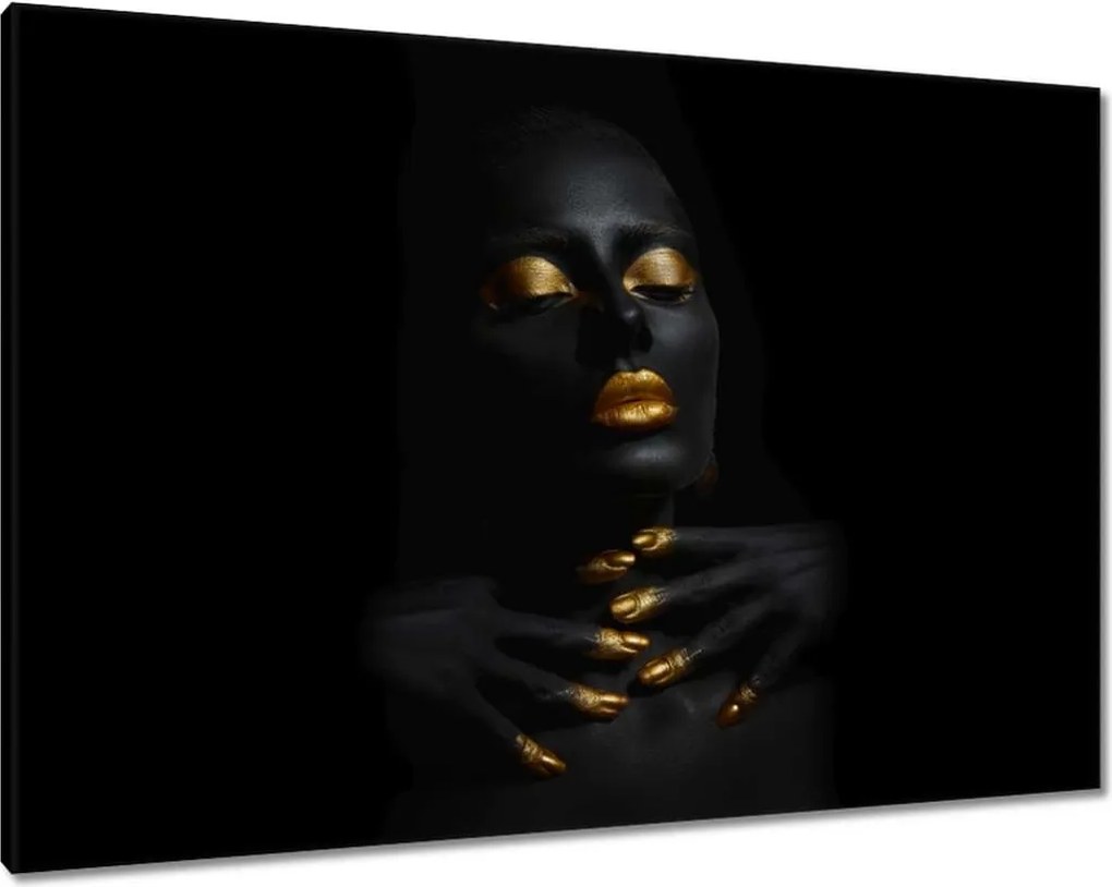 Vászonkép 100x70 Káprázatos arany