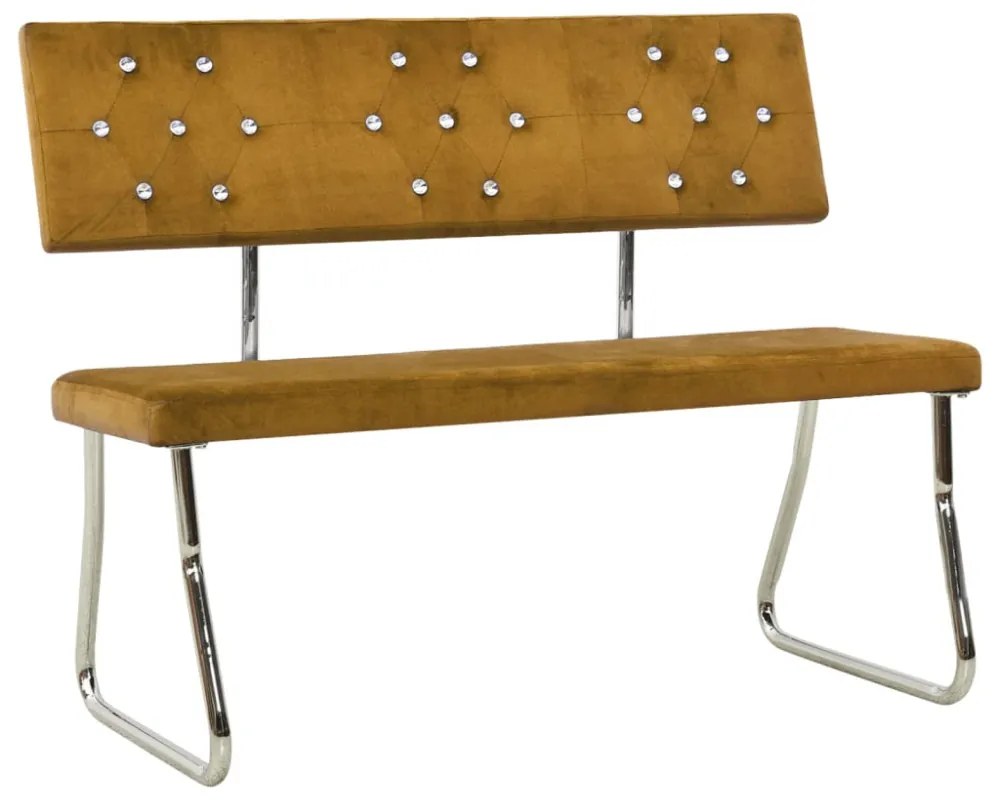 barna bársonypad 110 cm