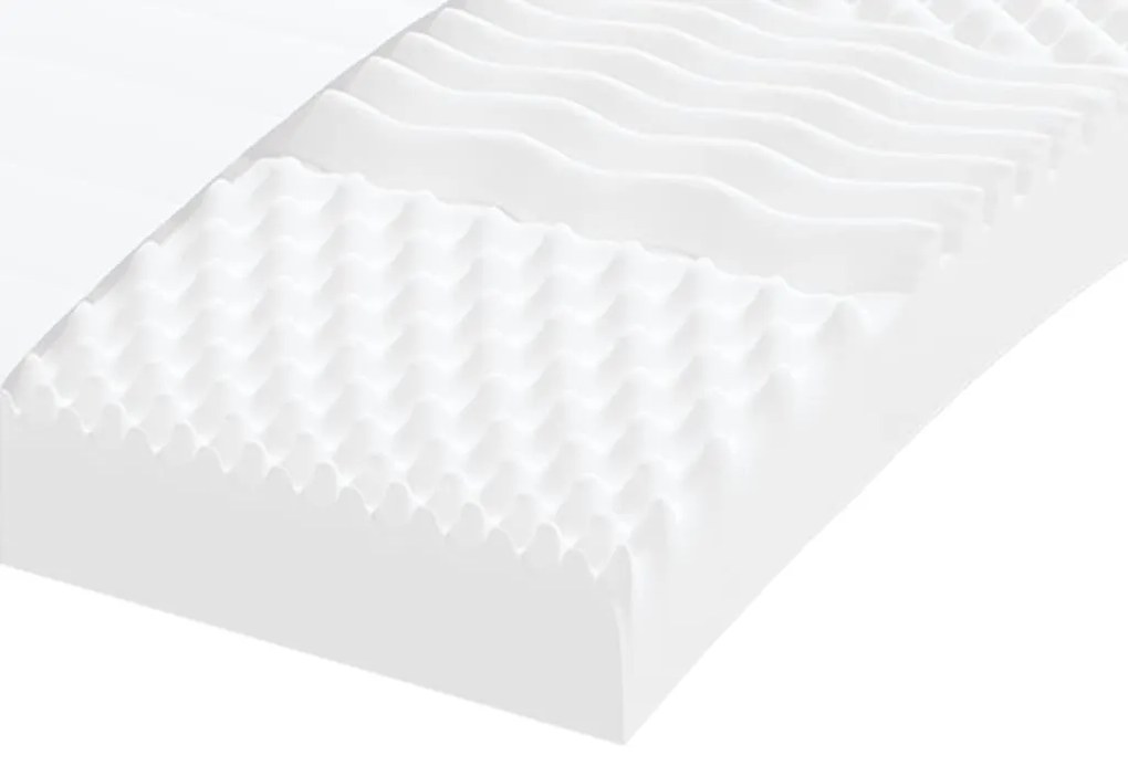 sötétszürke kihúzható szövet heverő matracokkal 100 x 200 cm