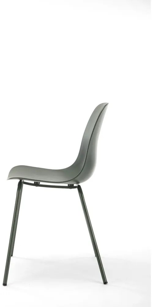 Zöld műanyag étkezőszék Whitby – Unique Furniture