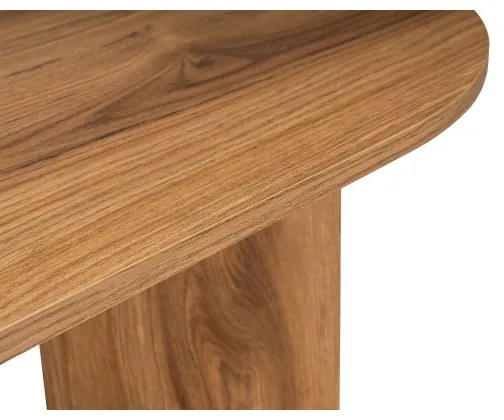 Kávésasztal OVAL 60x120 cm barna