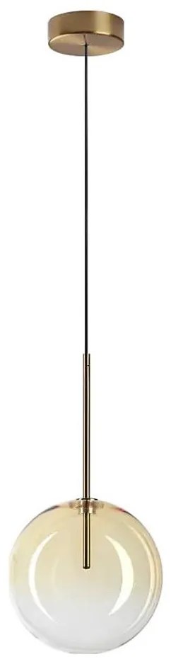 Ideal Lux - LED Csillár zsinóron EQUINOXE 1xG4/2W/230V átm. 20 cm réz/füstös