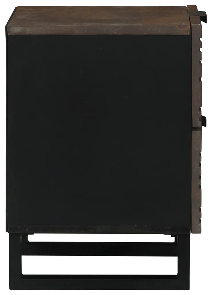 Éjjeli szekrények - 2 db, 40x33.5x46 cm, tömör mangófából készült