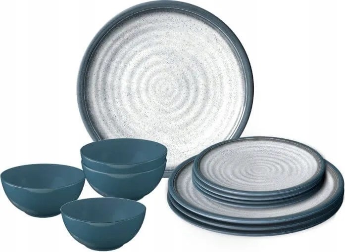 Turista étkészlet melaminból Brunner