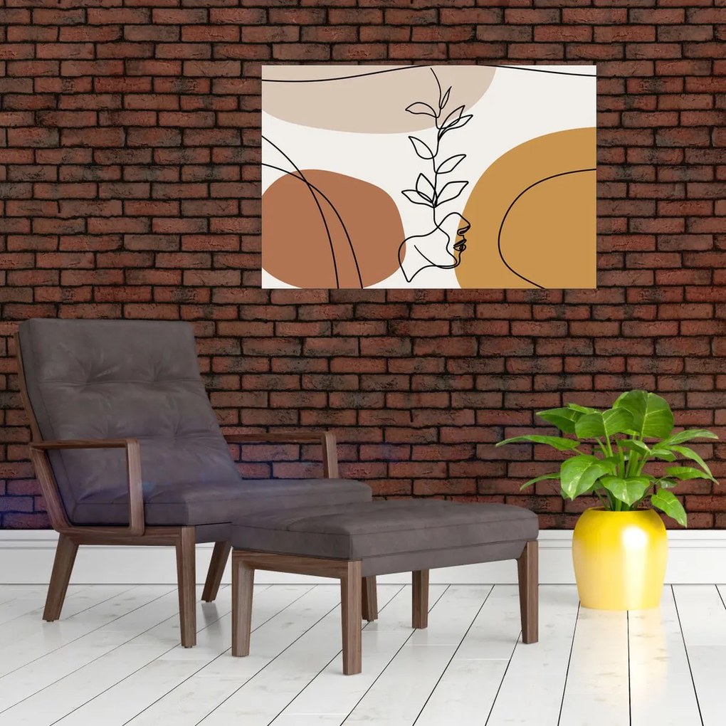 Kép - Boho formák (90x60 cm)