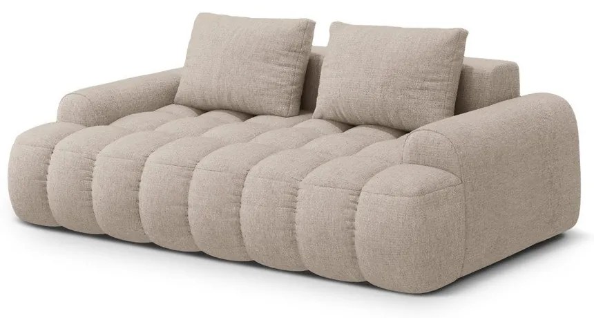 Világosbarna kanapé 200 cm Linz – Cosmopolitan Design