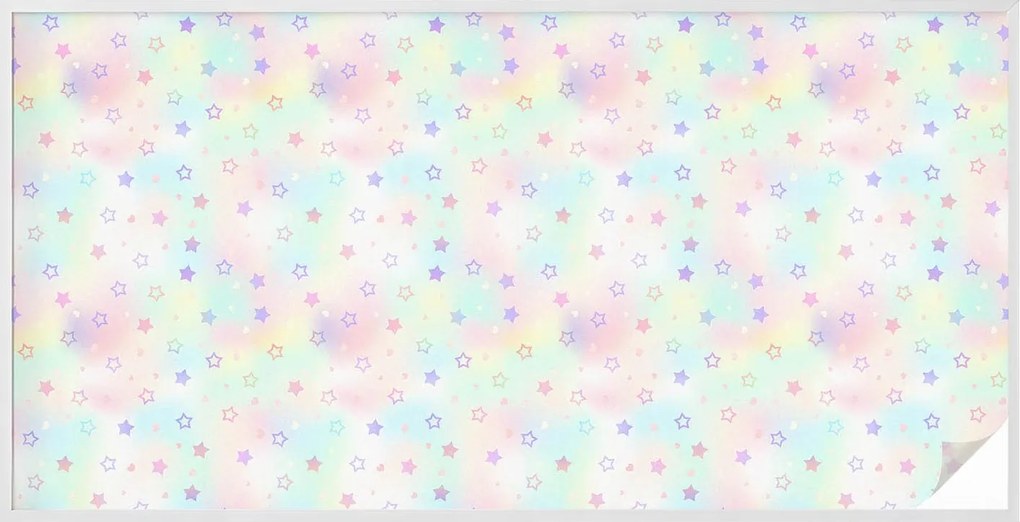 Ablakfólia Szélvédő Adatvédelem Szivárvány minták 200x100 cm