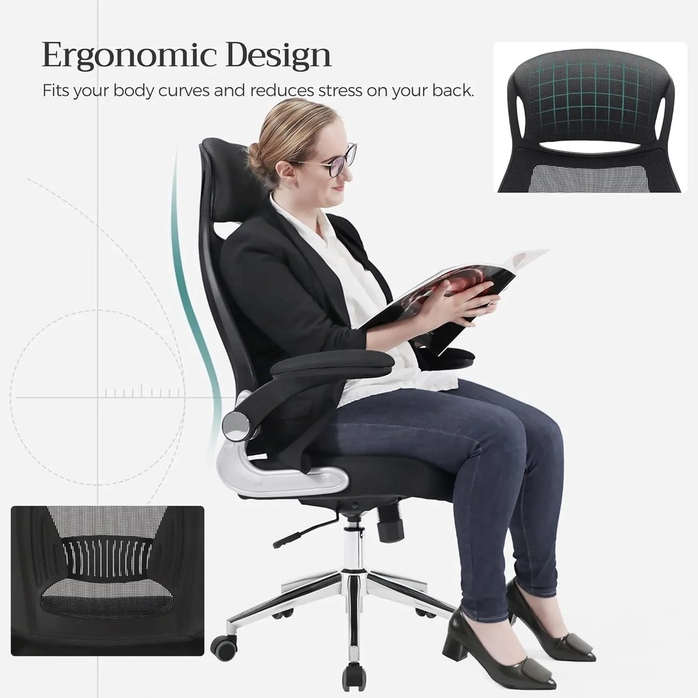 Irodai szék, ergonómikus hálós forgószék
