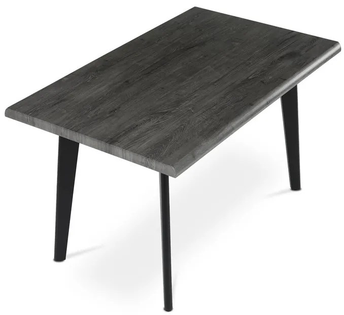 Étkezőasztal 130×80 cm, MDF, Szürke Tölgy. HT-F4413 GREY