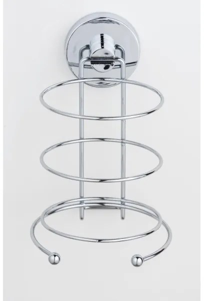 WENKO 20896100 – Hajszárítótartó VACUUM-LOC MILAZZO 12 x 17 cm, fényes króm