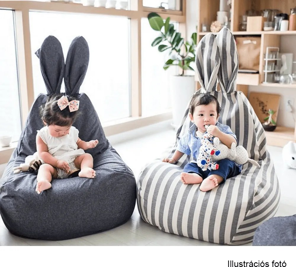 Babzsák, szürke, LAPIN