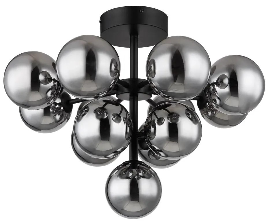 Globo 56143-13D - Felületre szerelhető csillár GRAPPY 13xG9/5W/230V átm. 56 cm fekete