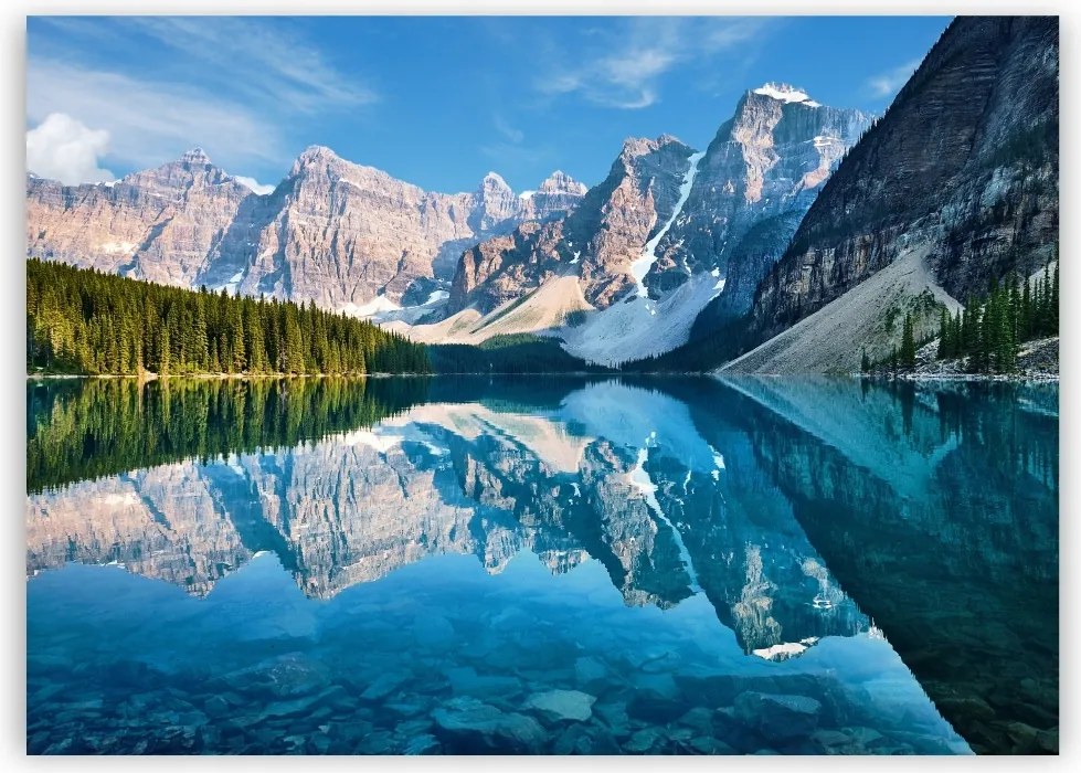 Hegyek Tó Erdő poszter B1 100x70cm kép #245