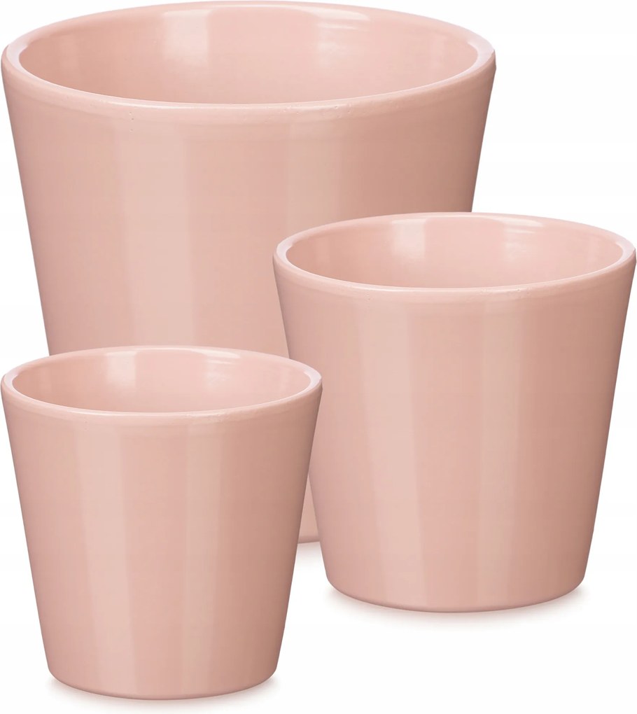 Kerámia Edénykészlet Ø 14 17 22 CM Rózsaszín