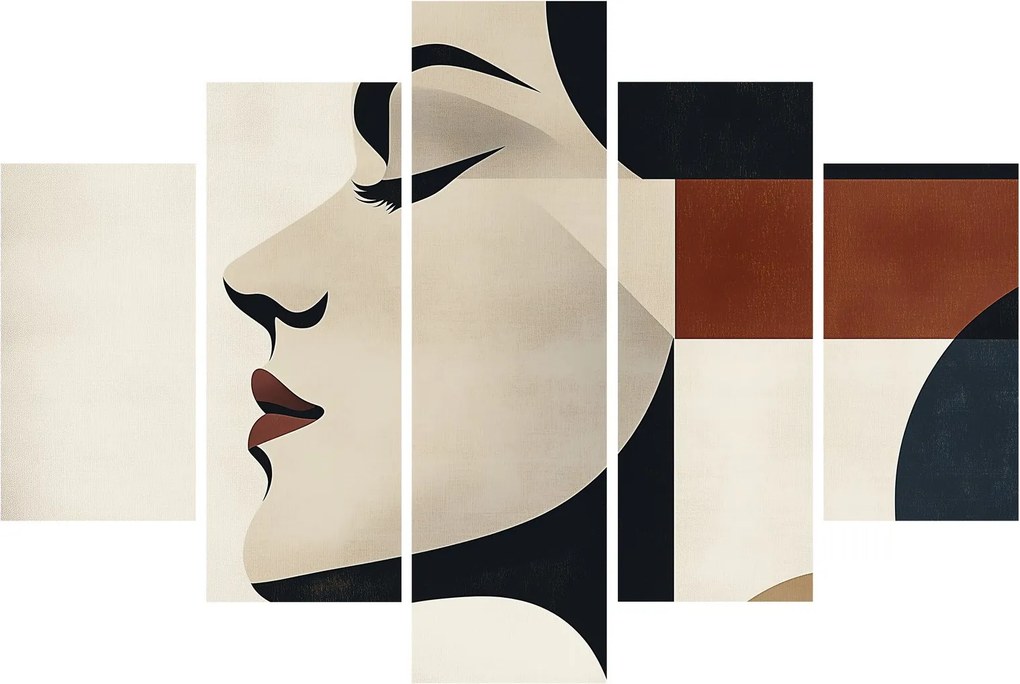 Kép - Nő profilból (150x105 cm)