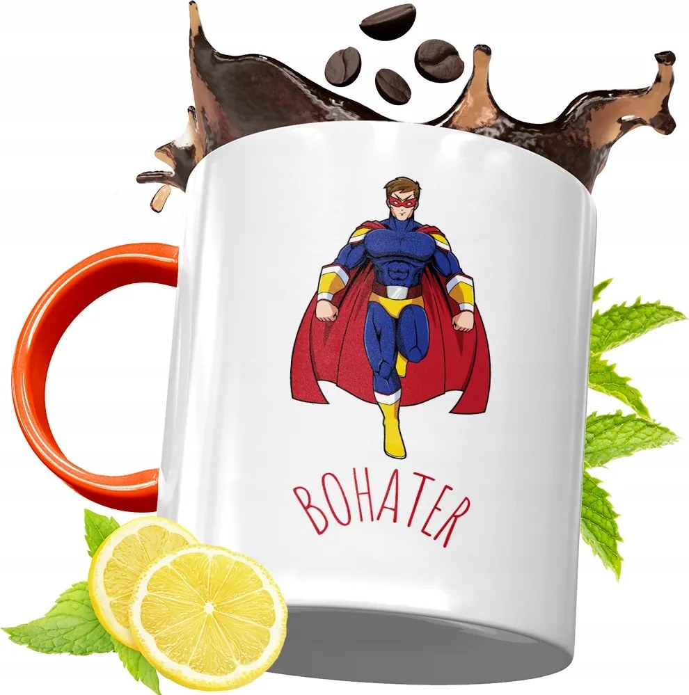 Narancssárga Bögre Gyerekeknek Gyereknapra, fényképes nyomattal