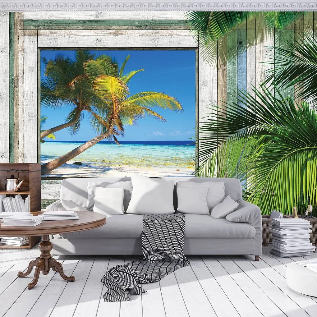 Fotótapéta - Strand, tenger, homok (152,5x104 cm)