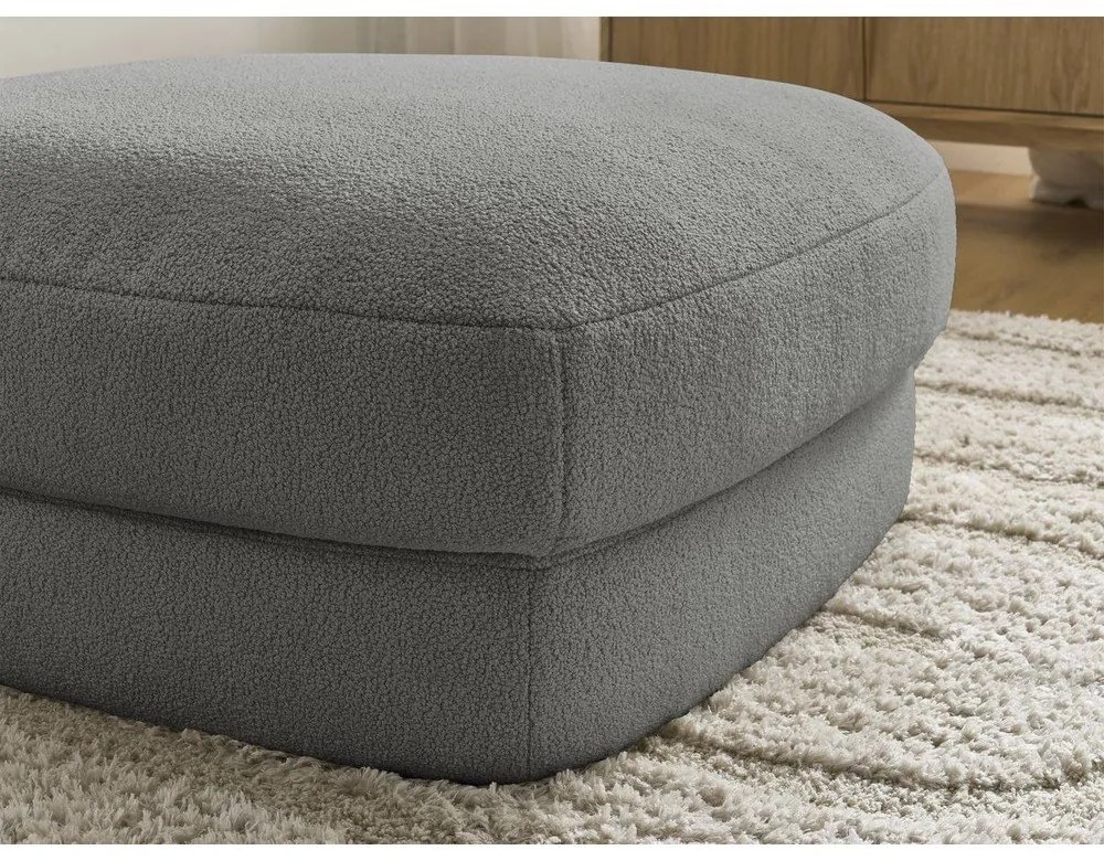 Sötétszürke buklé lábtartó Leonore – Bobochic Paris