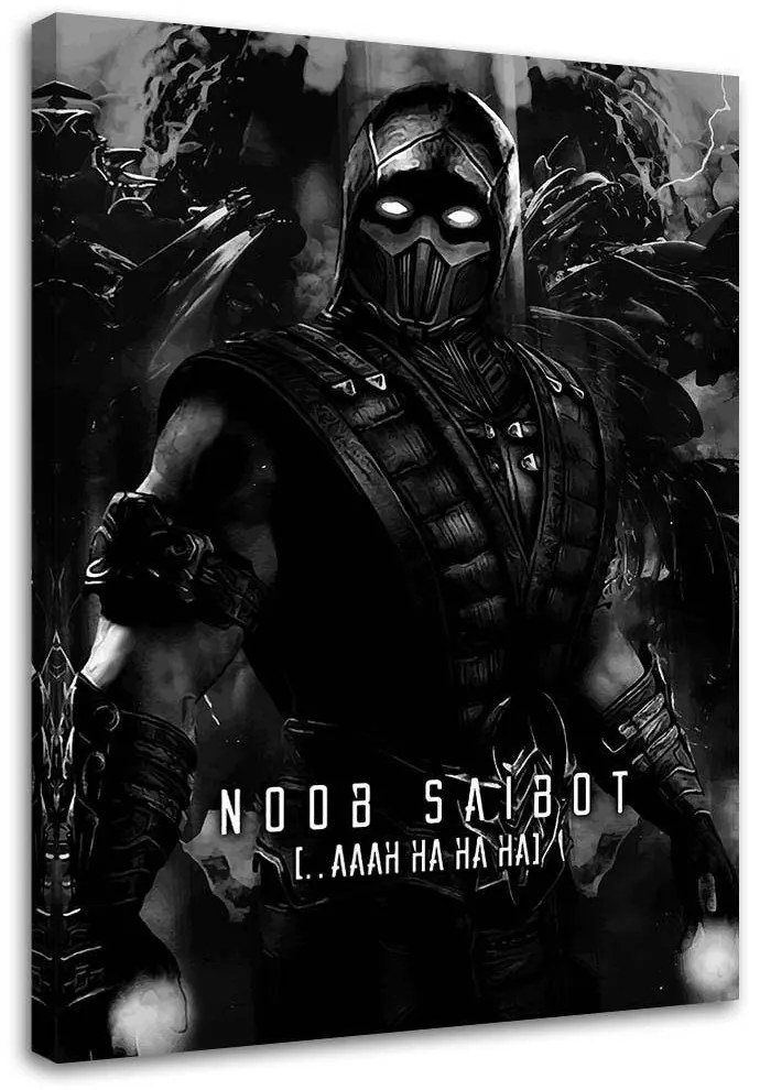 Gario Vászonkép A Mortal Kombat játék A karakter Noob Saibot - SyanArt Méret: 40 x 60 cm