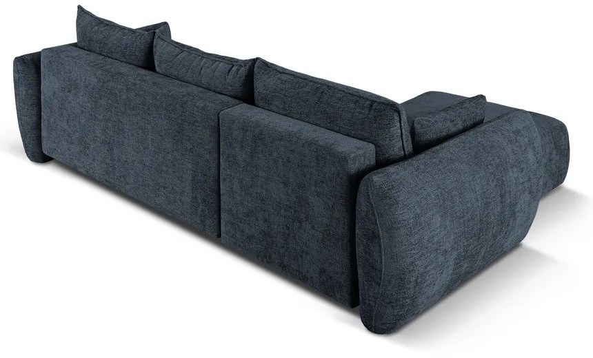 Sötétkék sarokkanapé (bal oldali) Matera – Cosmopolitan Design
