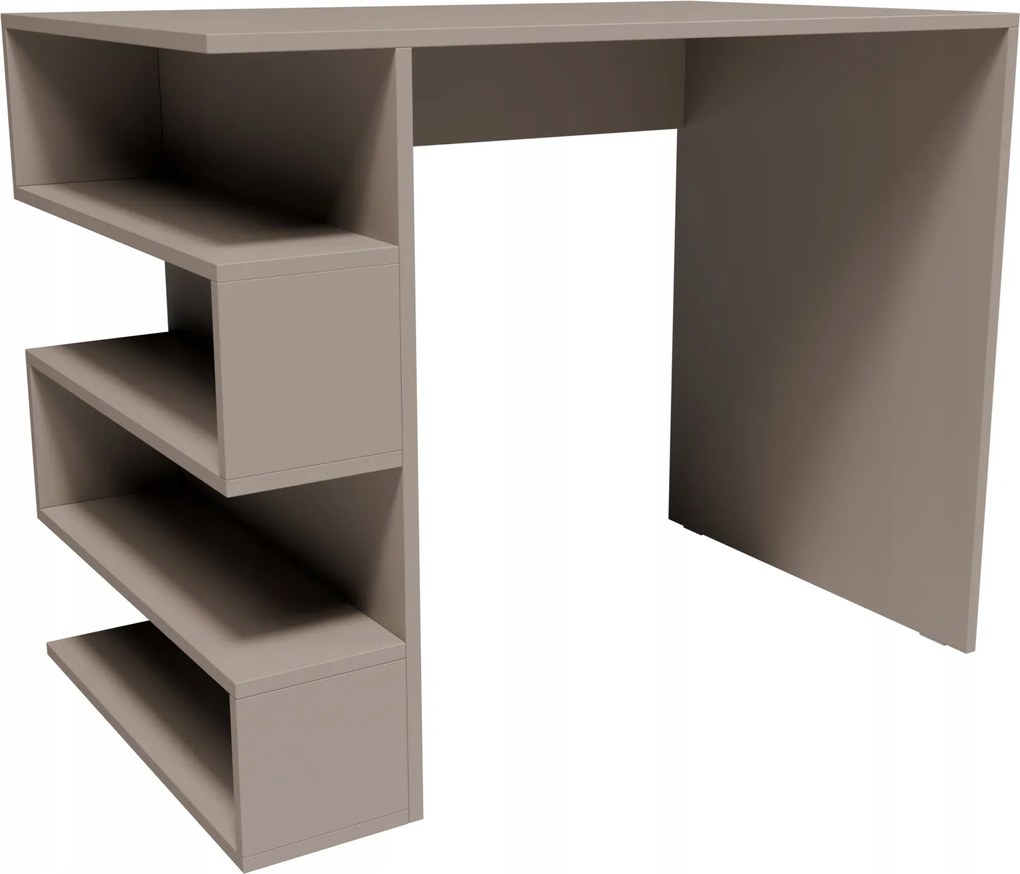 Íróasztal CR3-STERN T-12 90cm kasmír polcokkal ifjúsági szoba