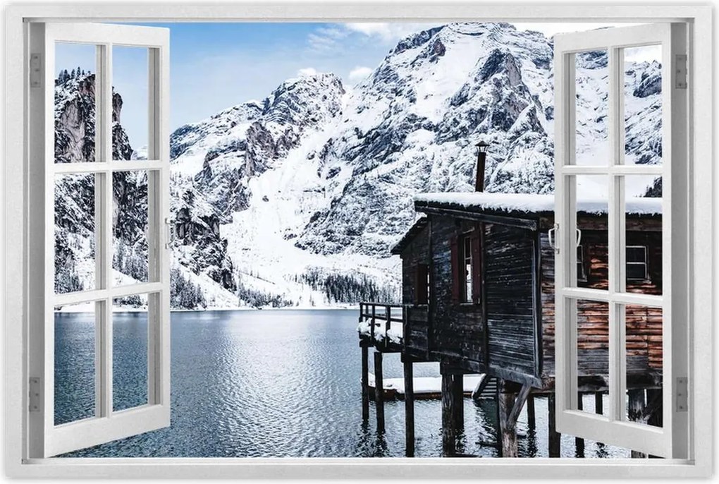 Poszterek 90x60 Téli kilátás a hegyekkel