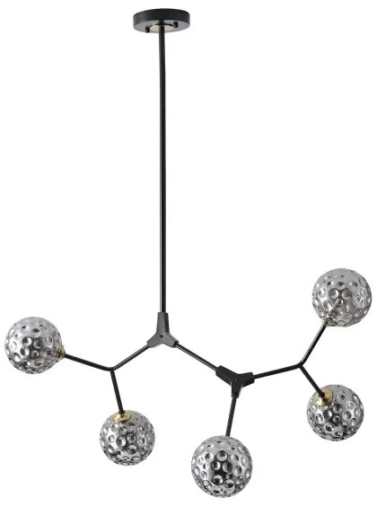 Csillár rúdon 5xG9/15W/230V szürke