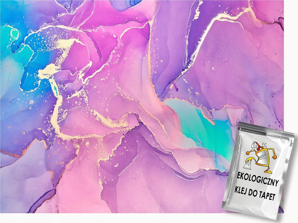 Fotótapéta Flizelina Kő Ásvány Színes Márvány Glamour 300x210 ragasztó