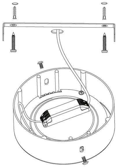 Eglo - LED RGBW dimmelhető mennyezeti lámpatest FUEVA-C LED/21W/230V