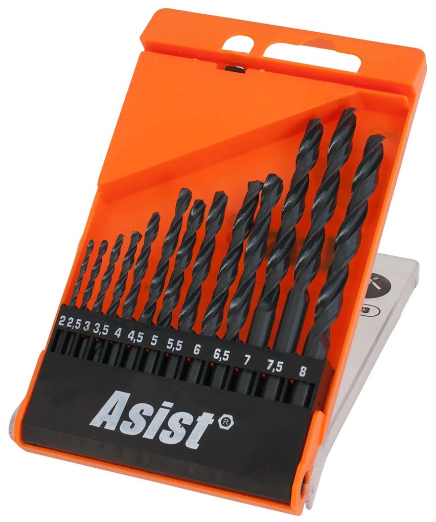 Fém fúrókészlet, 13db ASIST 01-5113