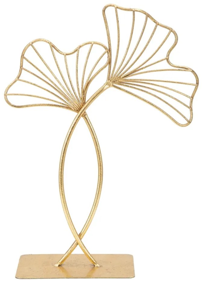 Leaf Glam aranyszínű dekoráció, magasság 35 cm - Mauro Ferretti
