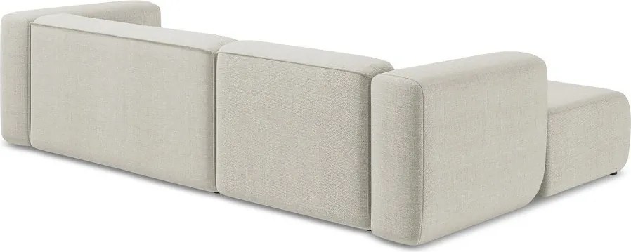 Bézs sarokkanapé (bal oldali-heverő résszel) Ekahi – Makamii