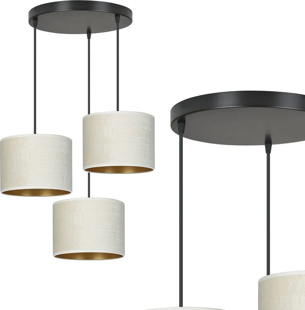 Emibig modern függeszték hilde fehér fekete emi1052/3prem