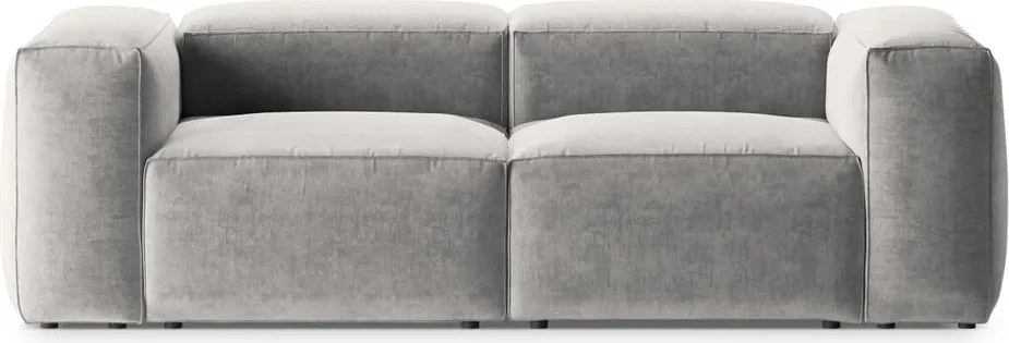 Világosszürke kanapé 224 cm Bergamo – Cosmopolitan Design